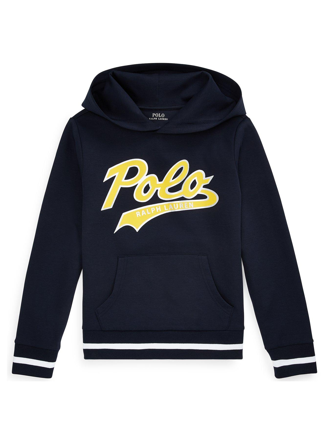 boys polo hoodie