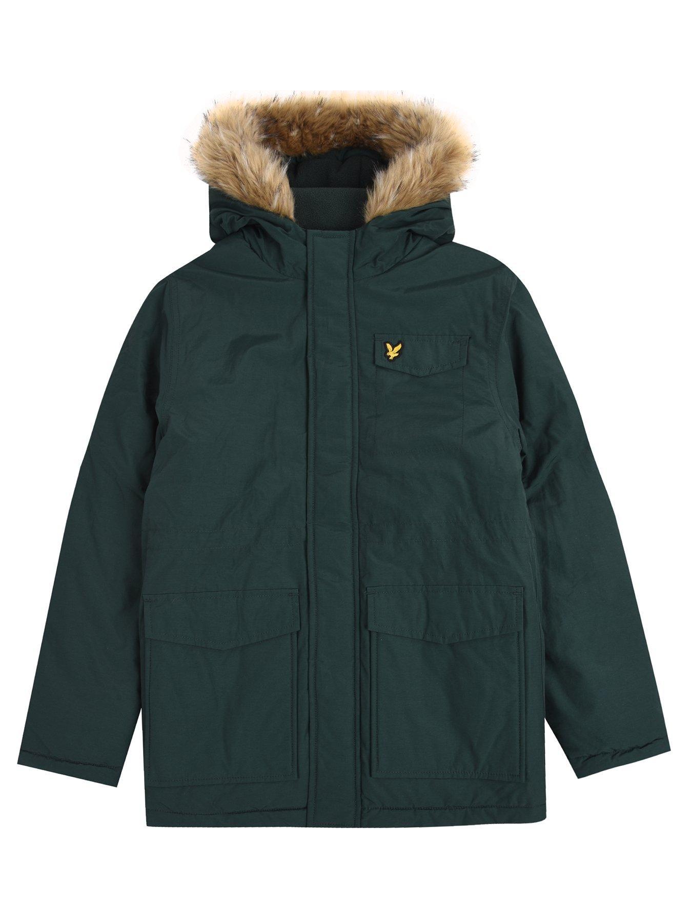 Lyle & Scott Lyle & Scott Boys Fleece Lined Faux Fur Hood Parka review