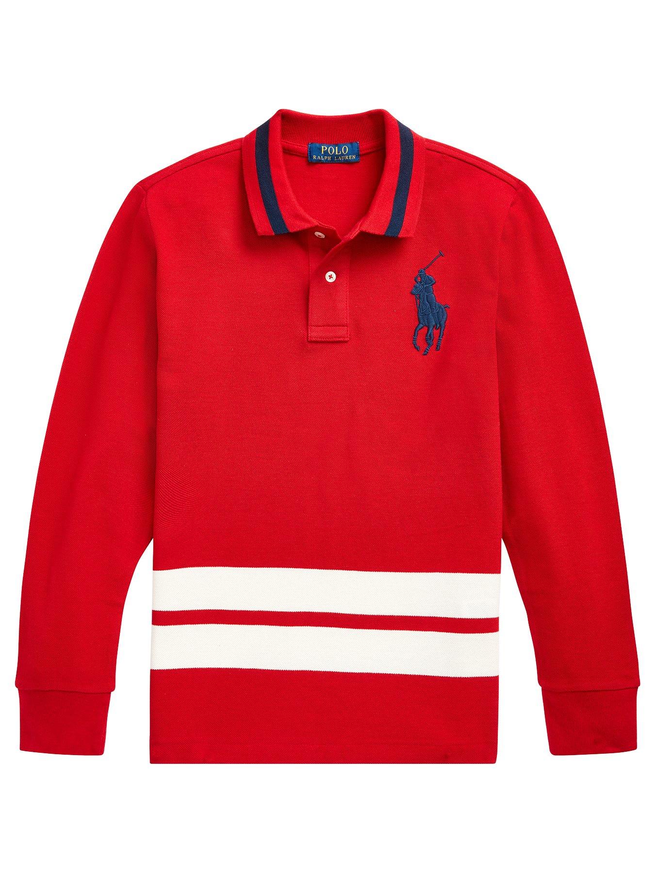 Ralph Lauren Boys Long Sleeve Big Pony Polo Shirt review