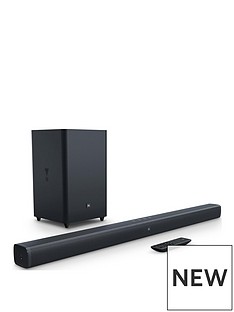 JBL Bar 2.1: Soundbar with Wireless Subwoofer - Black