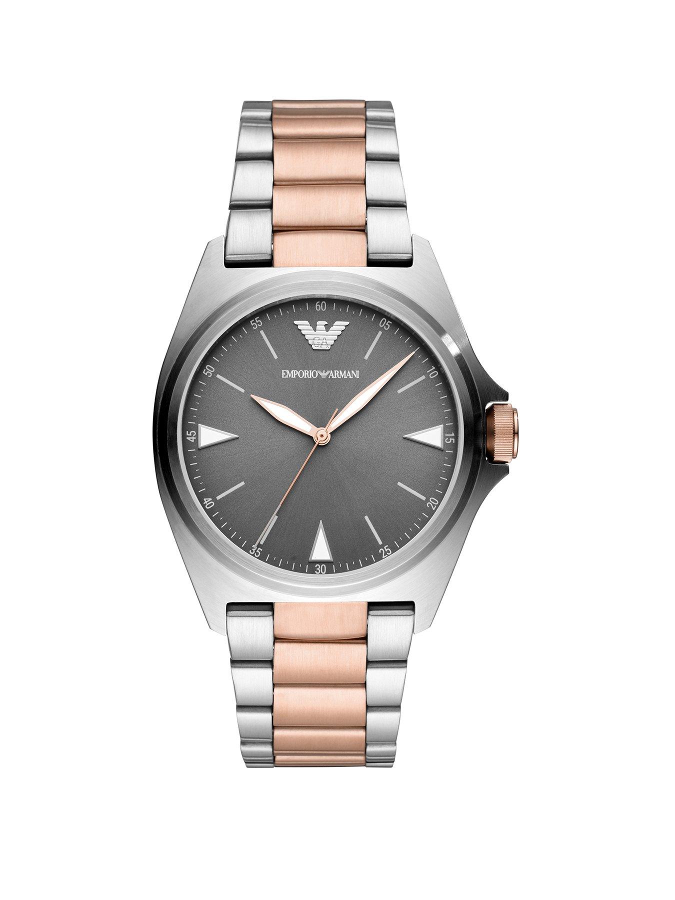 emporio armani gold watch