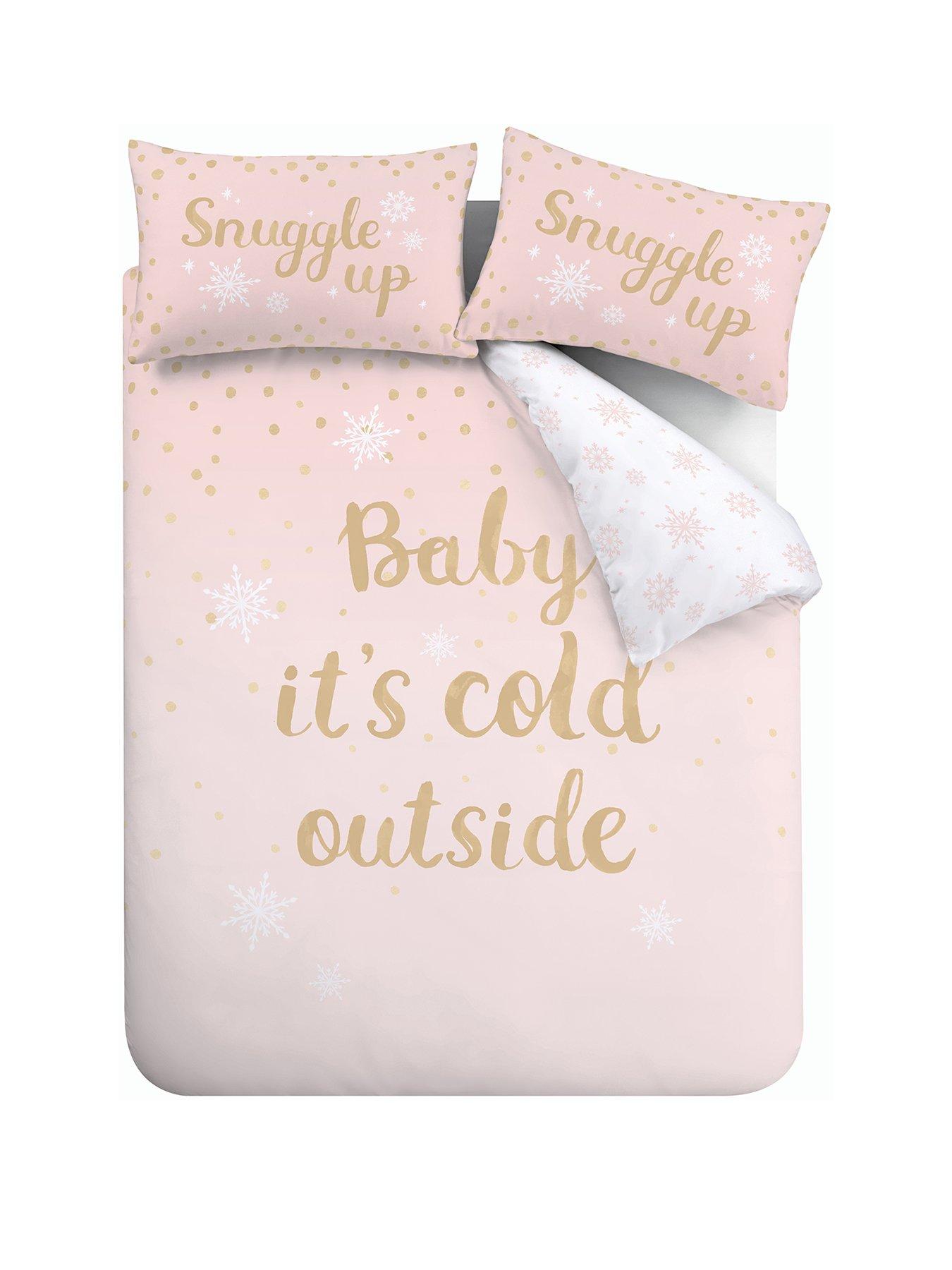 Catherine Lansfield Baby It S Cold Outside Christmas Duvet Cover