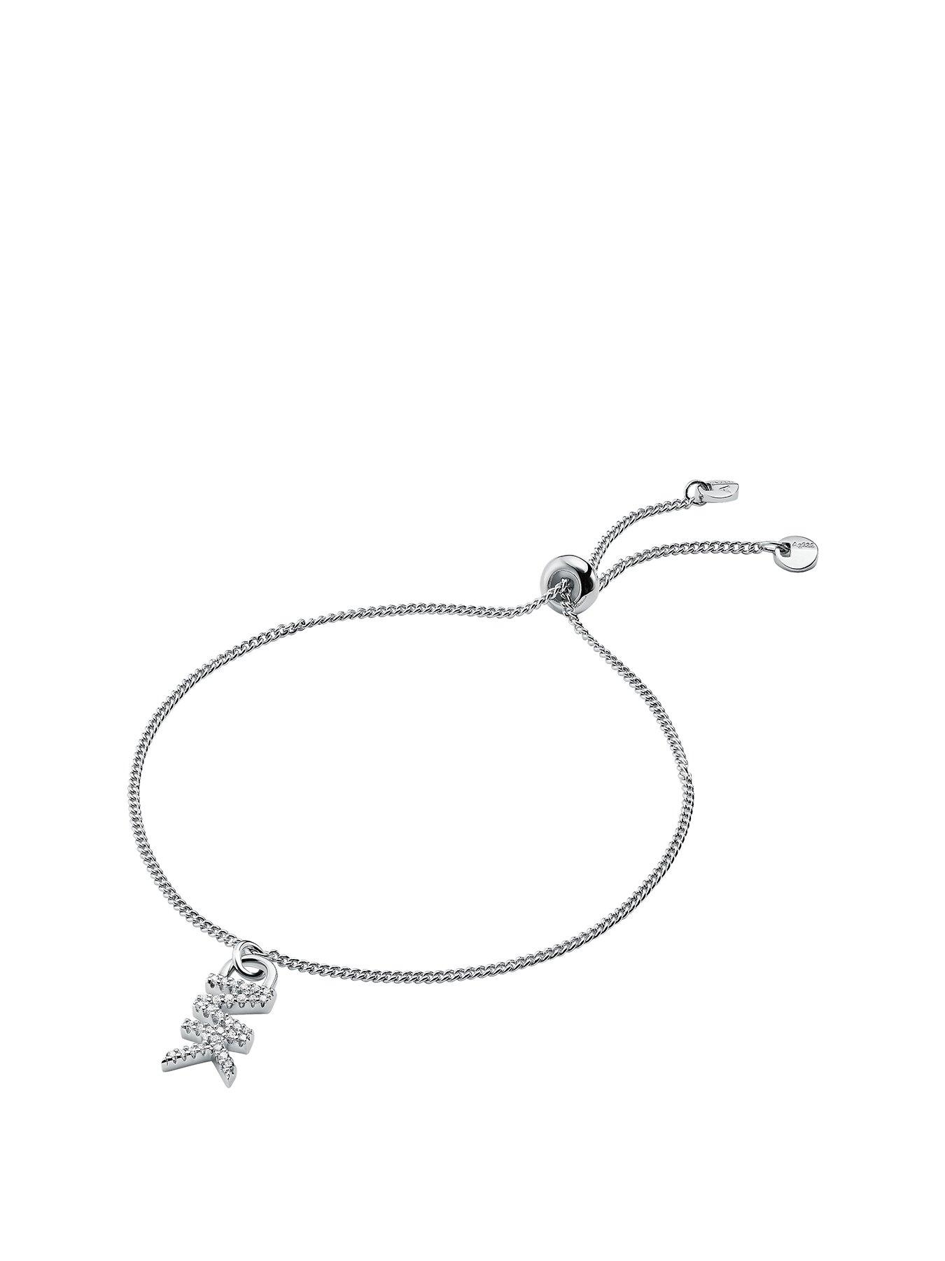 michael kors silver toggle bracelet