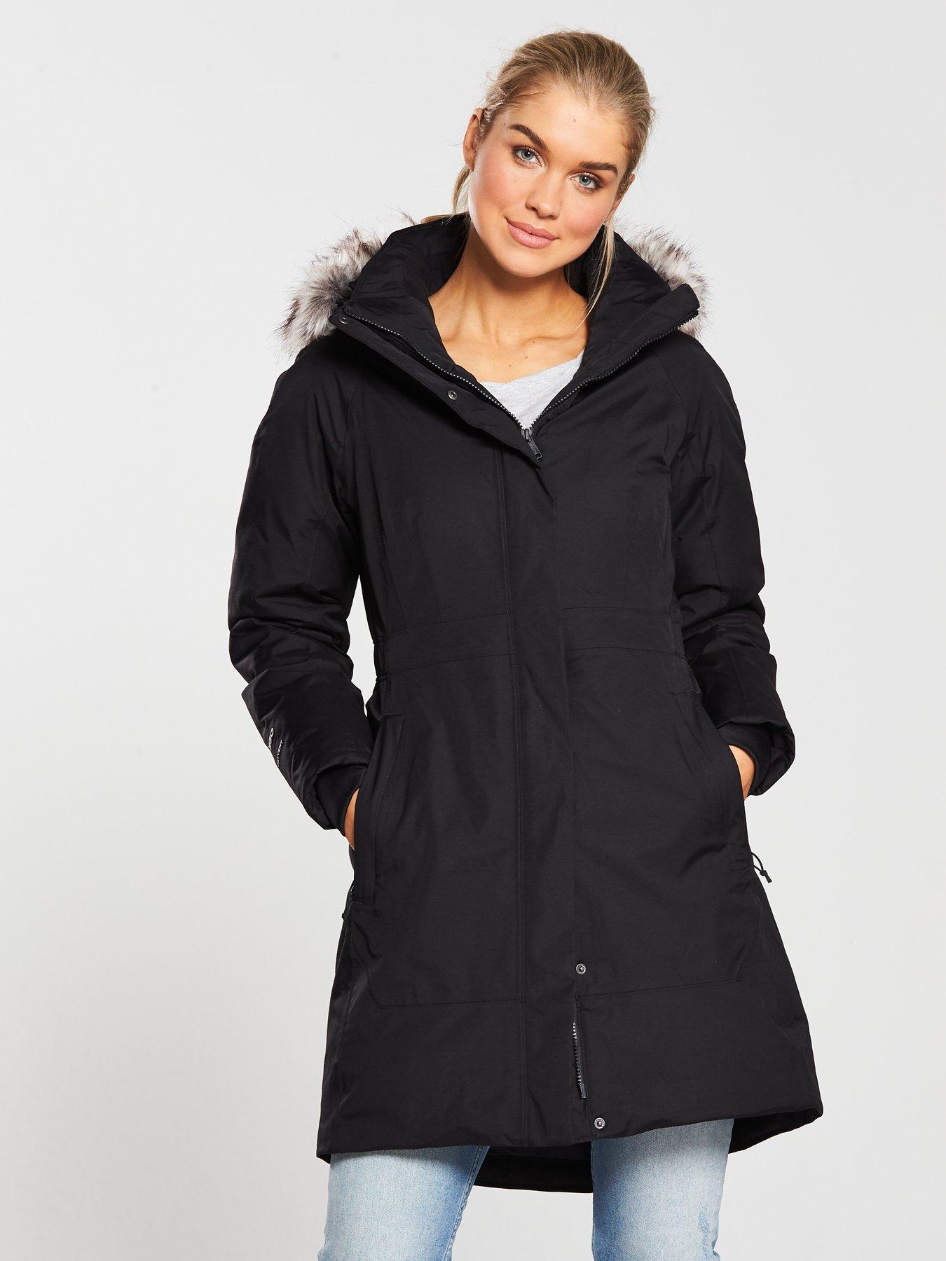 north face arctic parka ii black