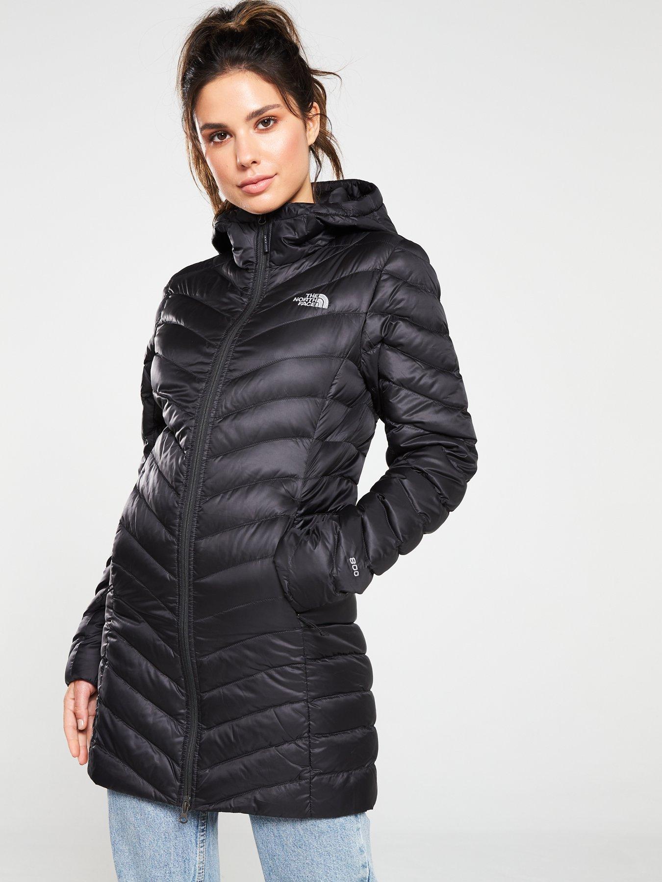 north face trevail parka womens black