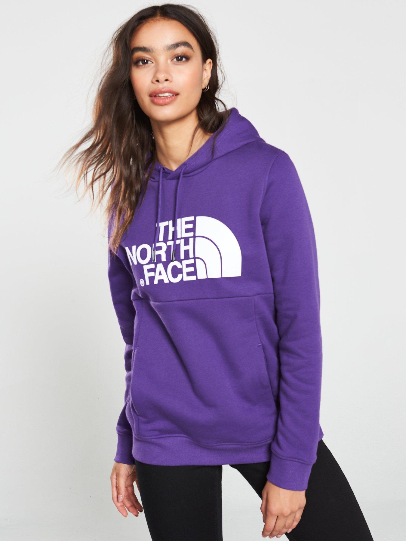 purple north face jumper