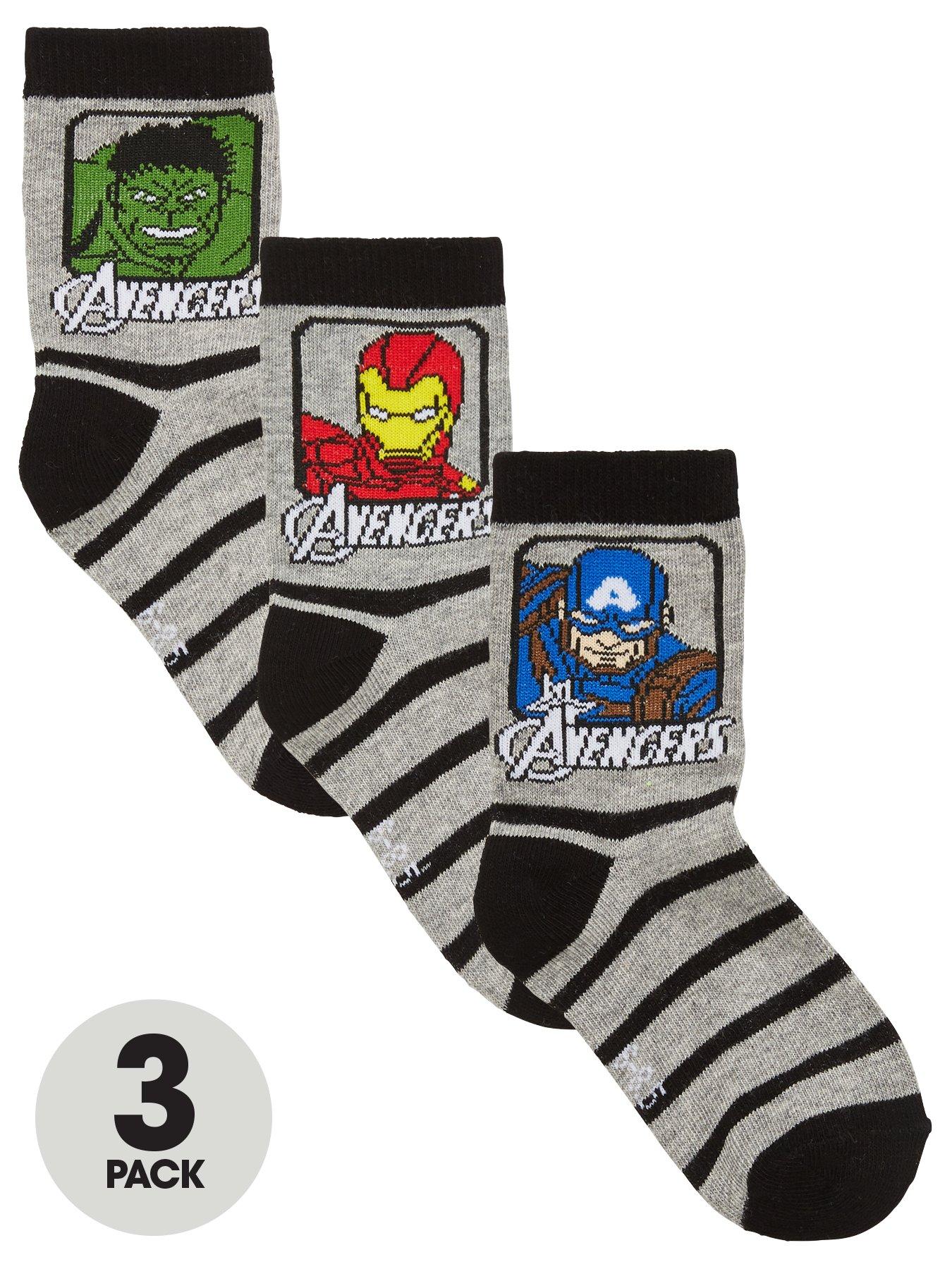 Marvel Avengers Boys 3 Pack Socks review