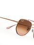  image of ray-ban-the-marshalnbspround-sunglasses-copper