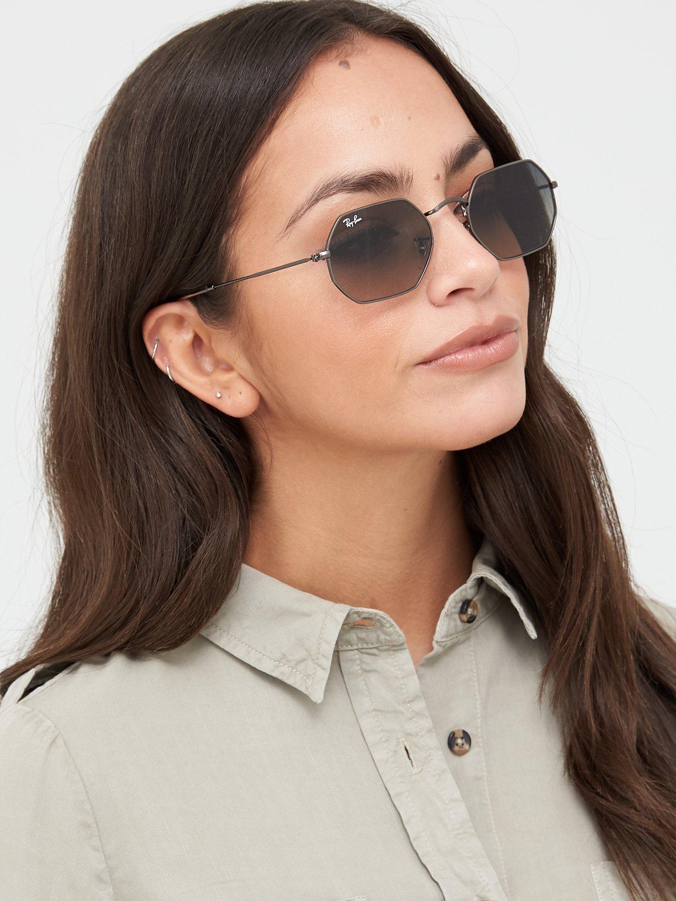 Ray-Ban Octagonal Sunglasses - Gunmetal 