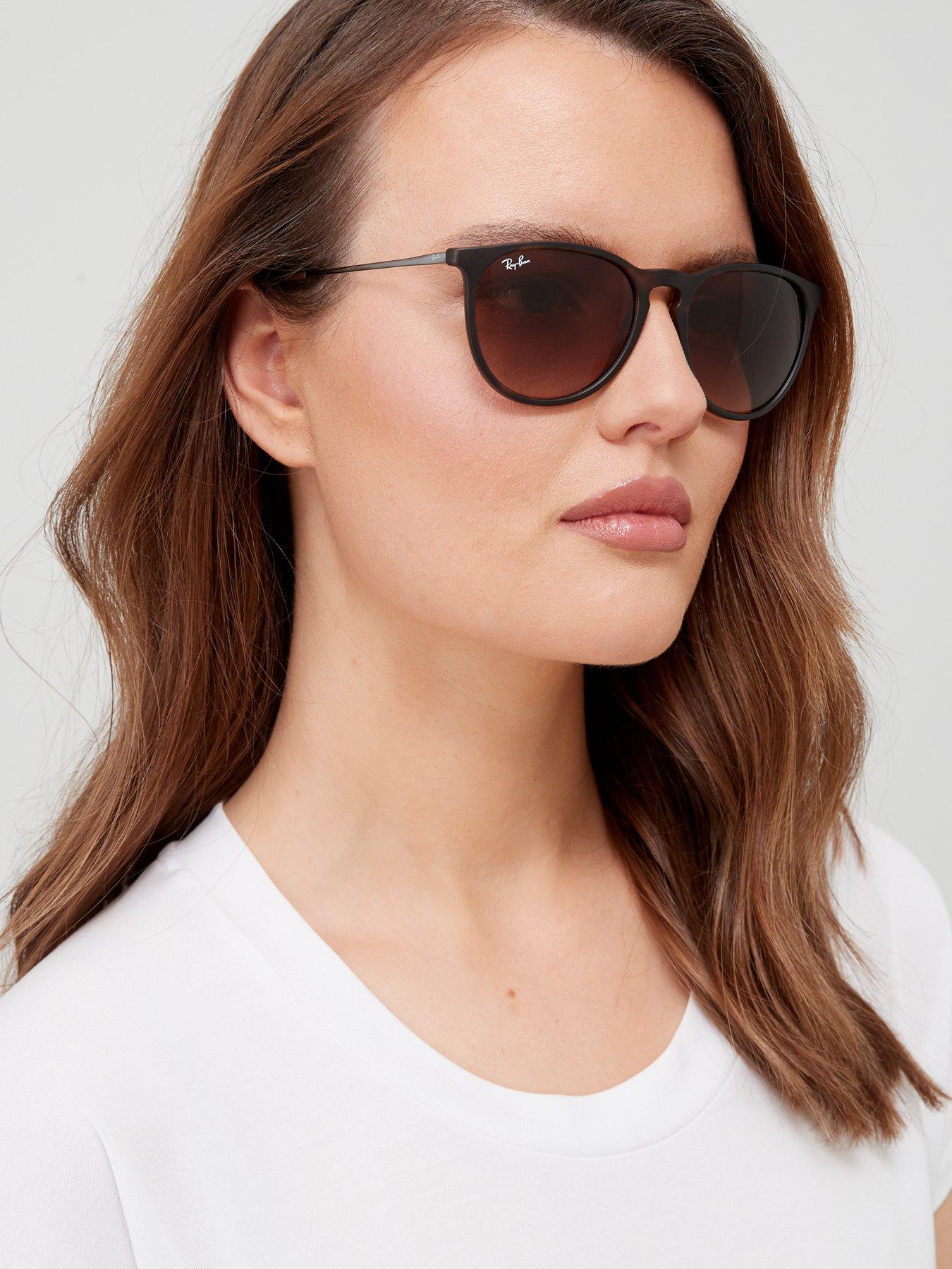undefined Irregular Sunglasses - Havana