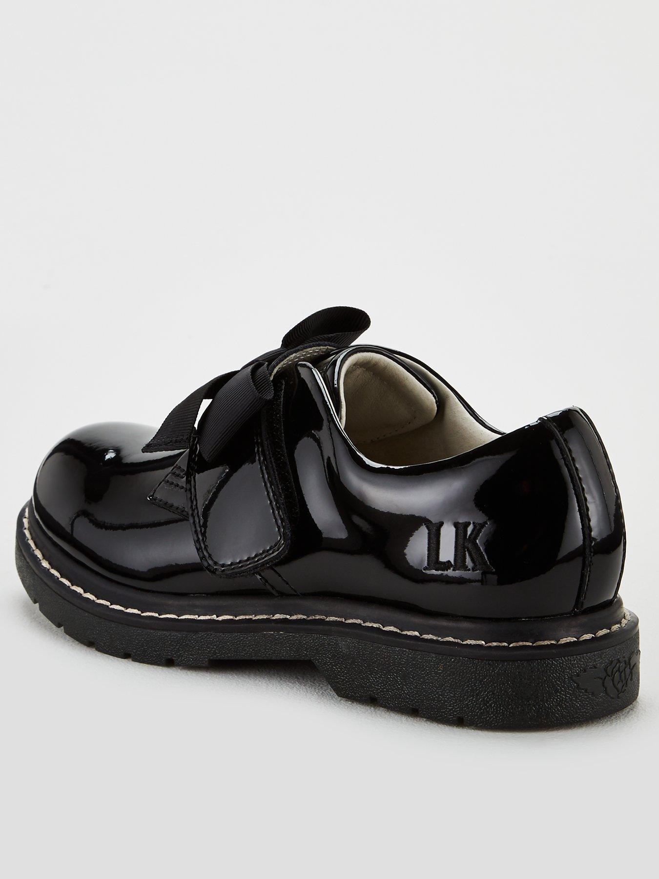 Image 2 of 6 of Lelli Kelly Miss LK Irene Bow School Shoes - Black Patent
