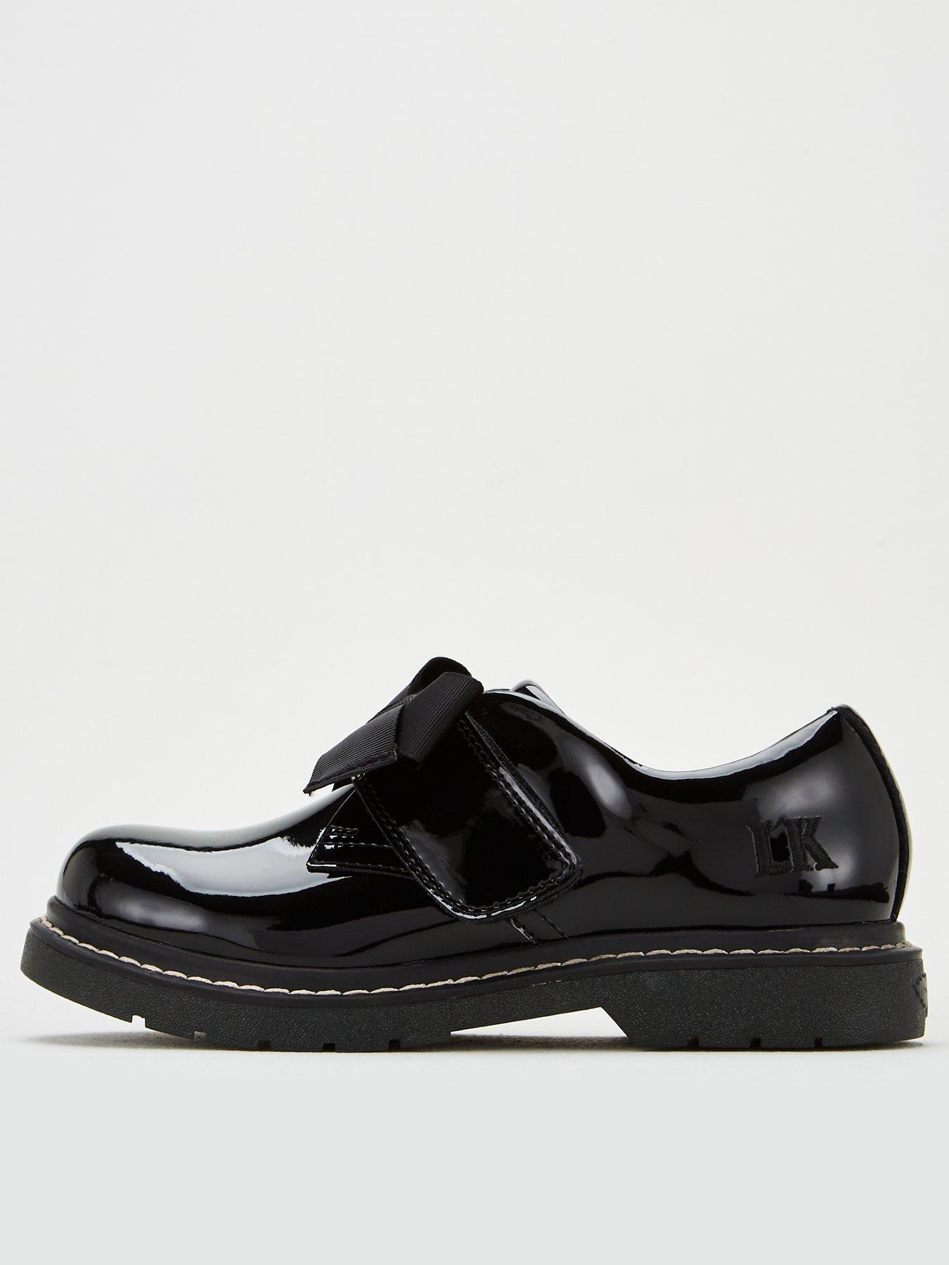 Image 3 of 6 of Lelli Kelly Miss LK Irene Bow School Shoes - Black Patent