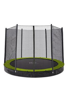 Plum 8Ft Circular In Ground Trampoline With Enclosure