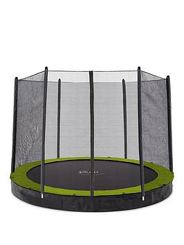 Plum 10Ft Circular In Ground Trampoline With Enclosure