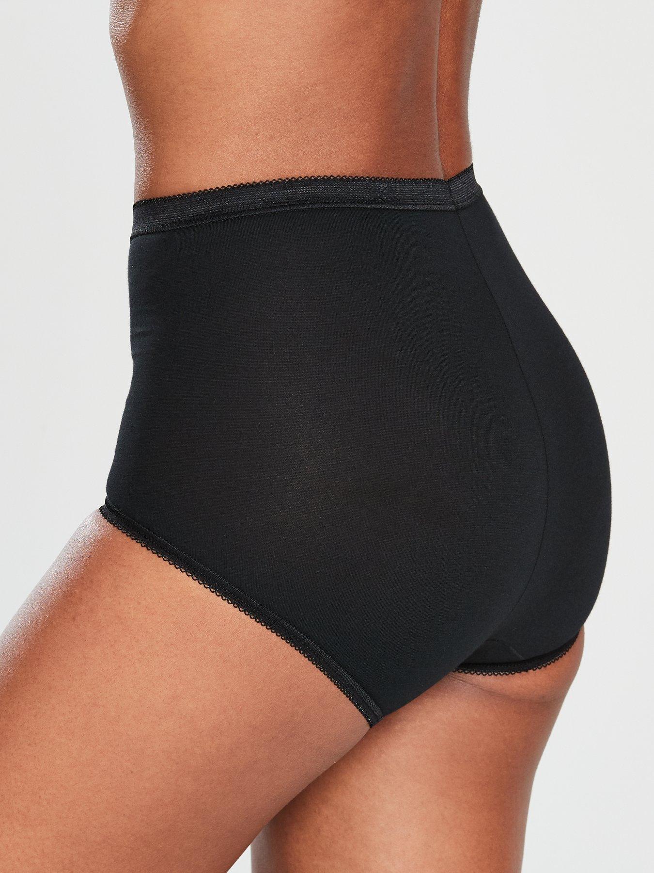Image 3 of 3 of Sloggi 6 Pack Maxi Briefs - Black