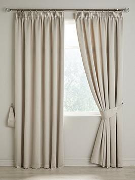 Product photograph of Berlin Blackout Pleated Curtains from very.co.uk