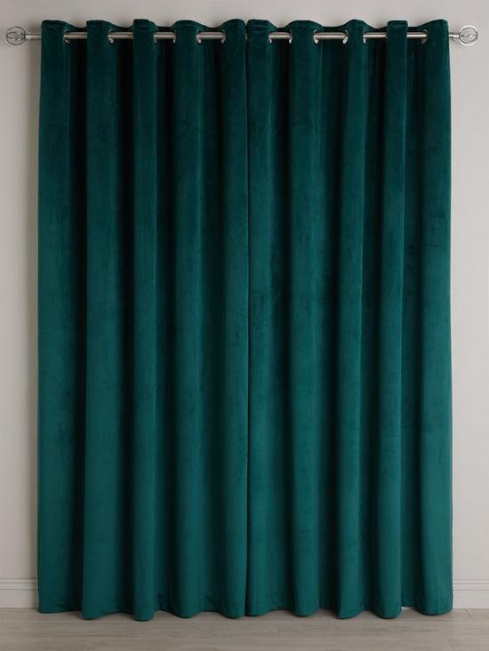 stillFront image of very-home-thermal-velour-eyelet-lined-curtains