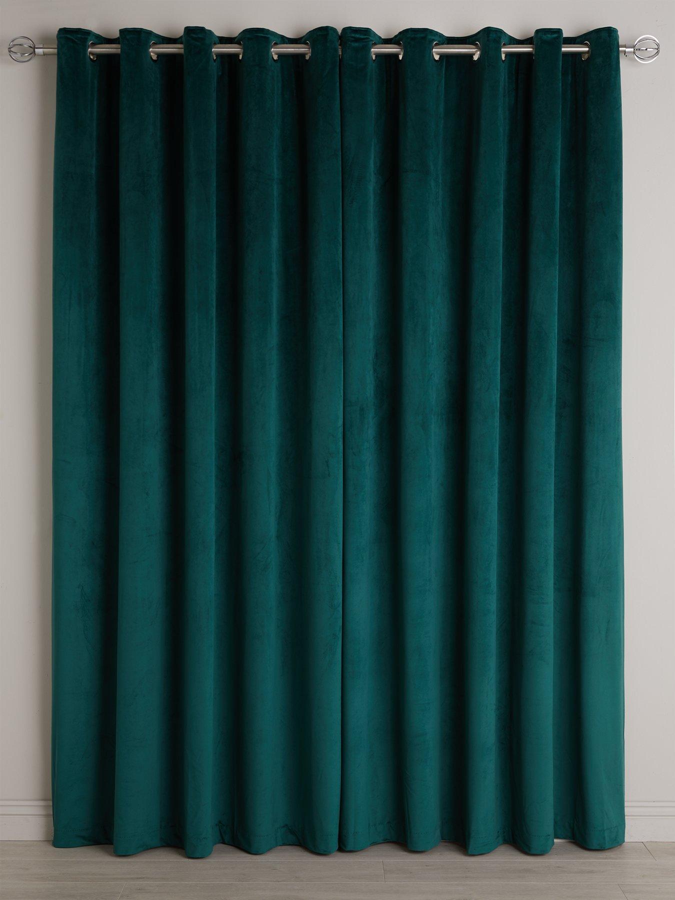 Image 2 of 4 of Very Home Thermal Velour Eyelet Lined Curtains