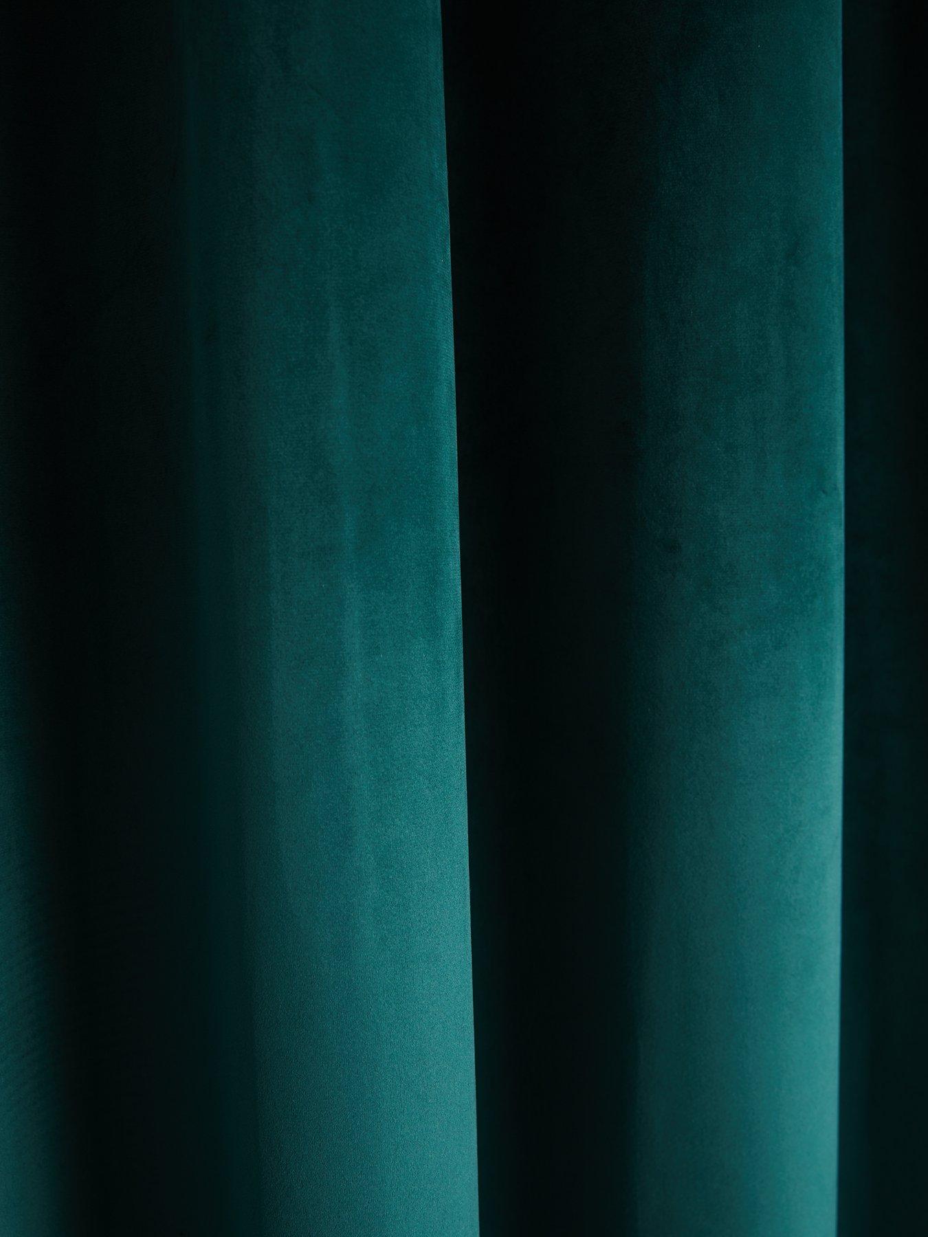 Image 3 of 4 of Very Home Thermal Velour Eyelet Lined Curtains