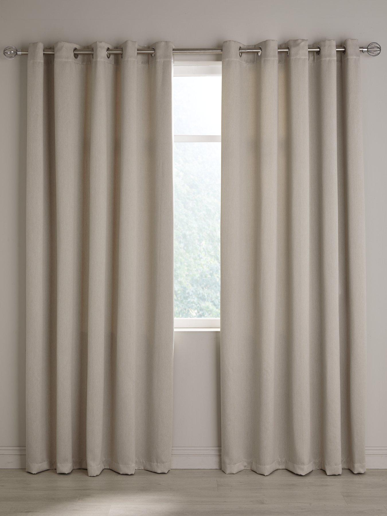 Product photograph of Berlin Blackout Eyelet Curtains from very.co.uk