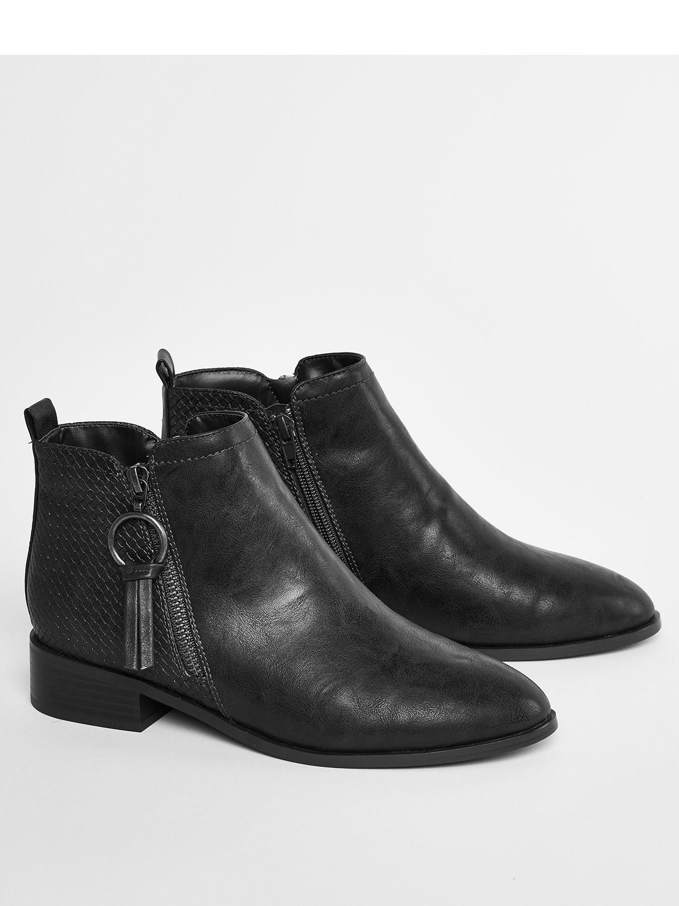 wide fit ankle boots uk