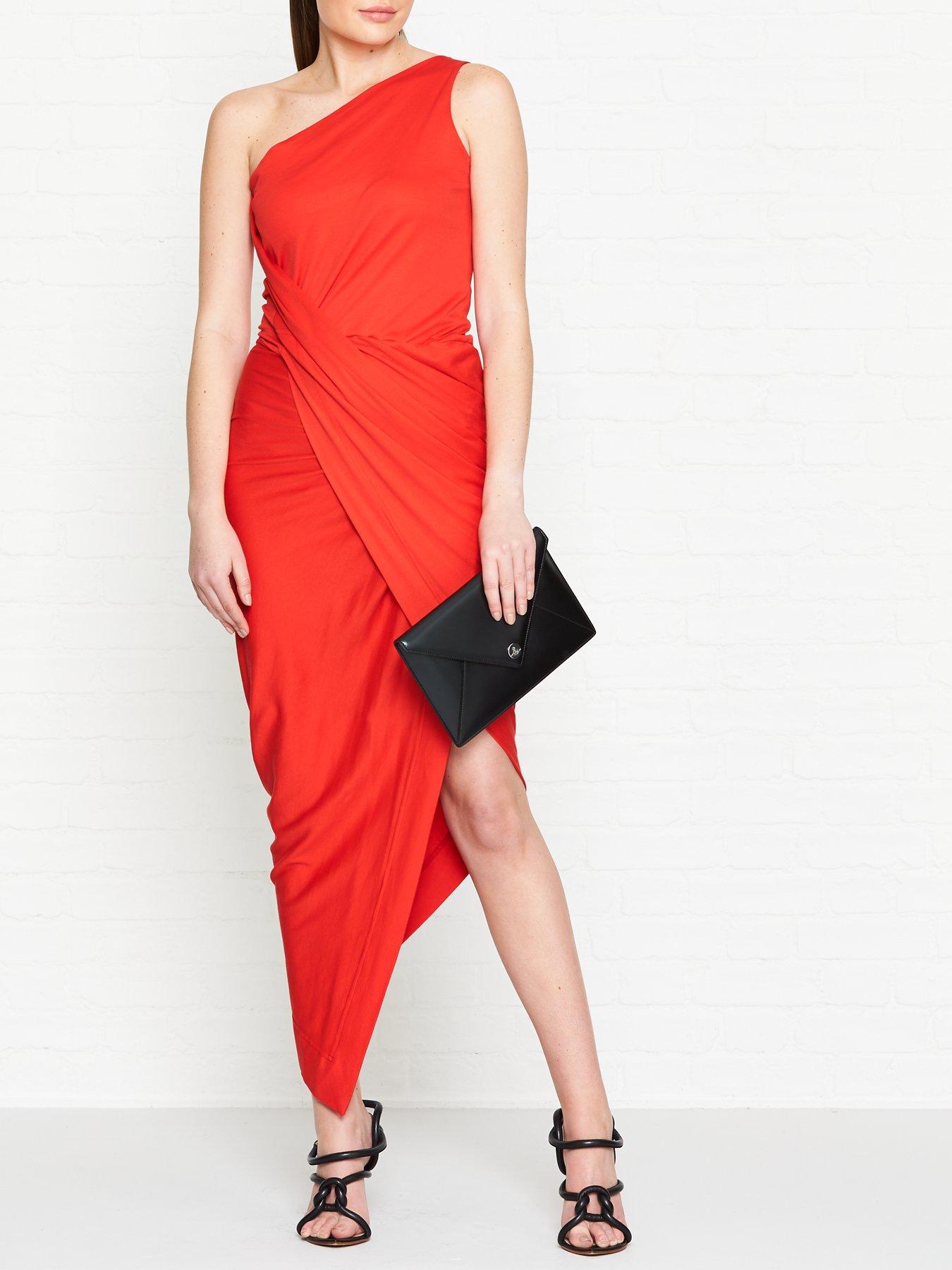 red jersey dress uk