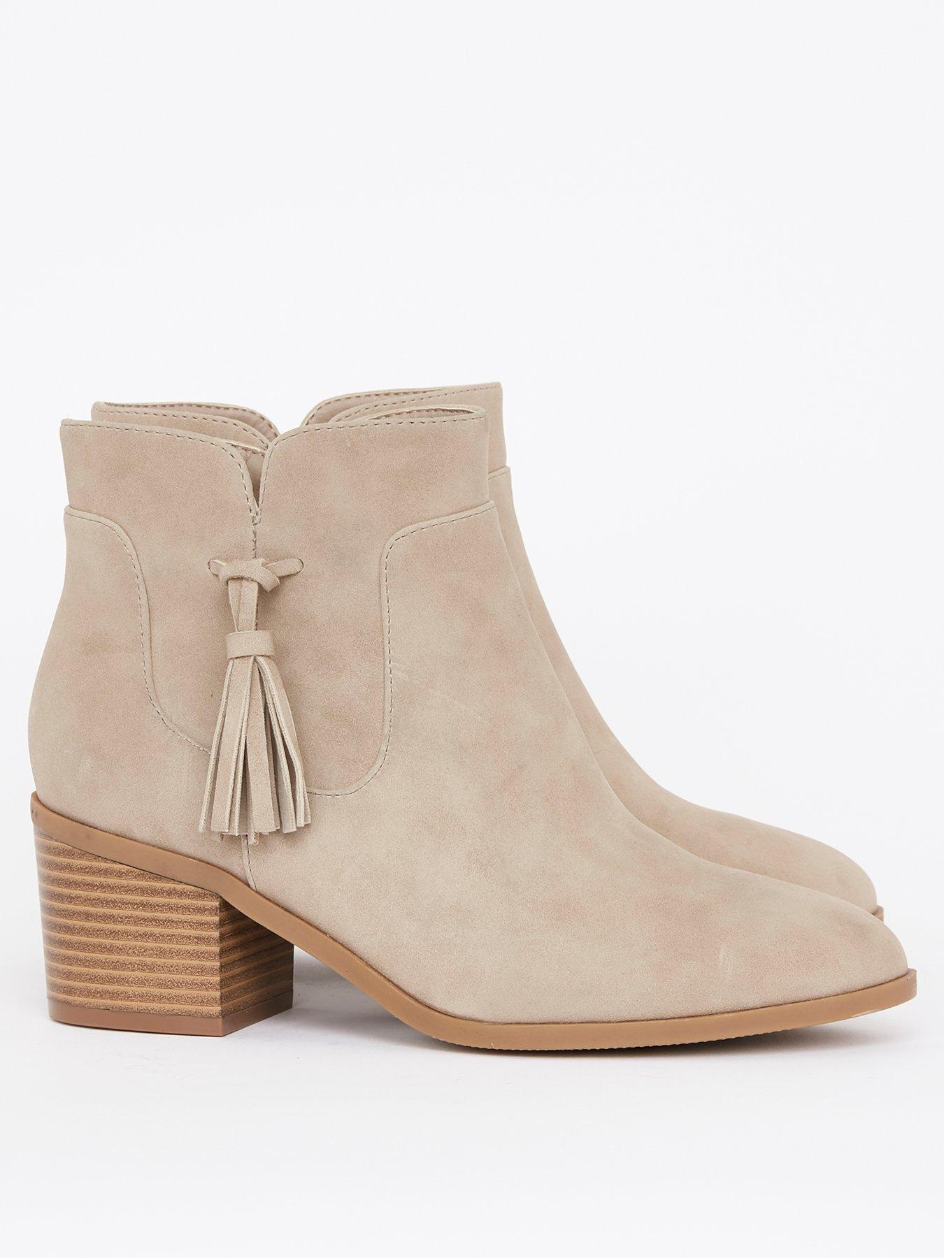 tassel ankle boots uk