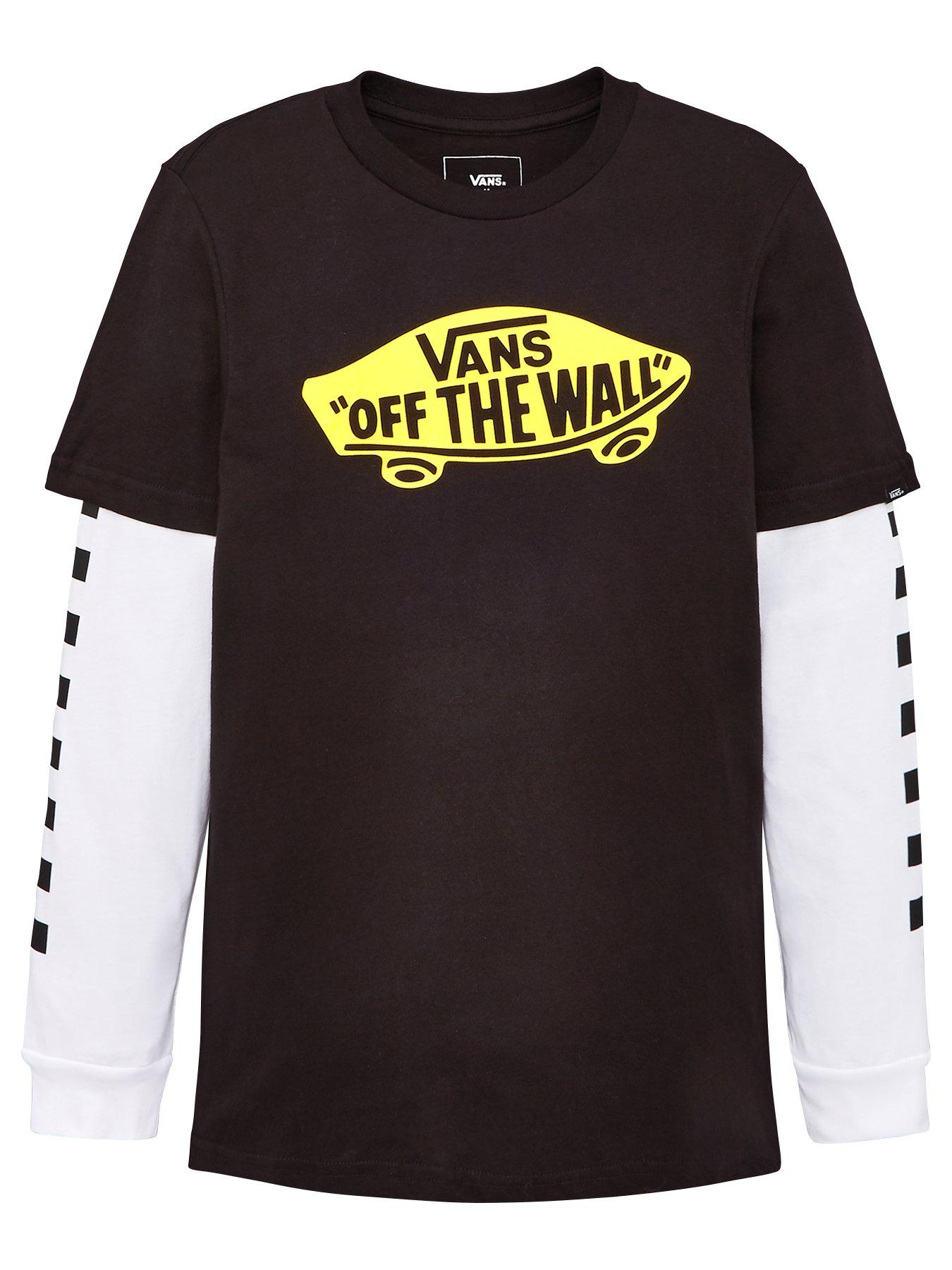 vans black long sleeve top