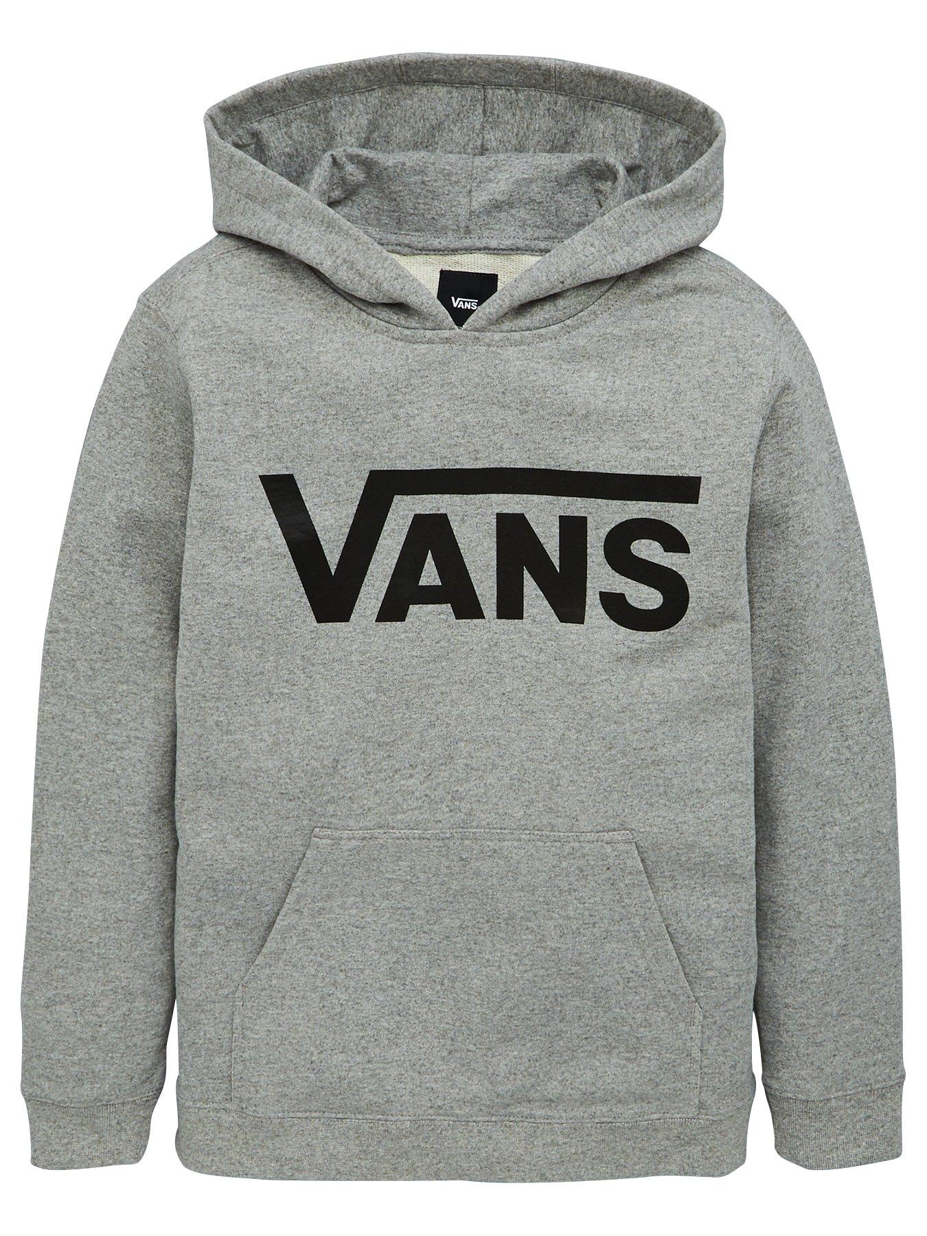 grey hoodie vans