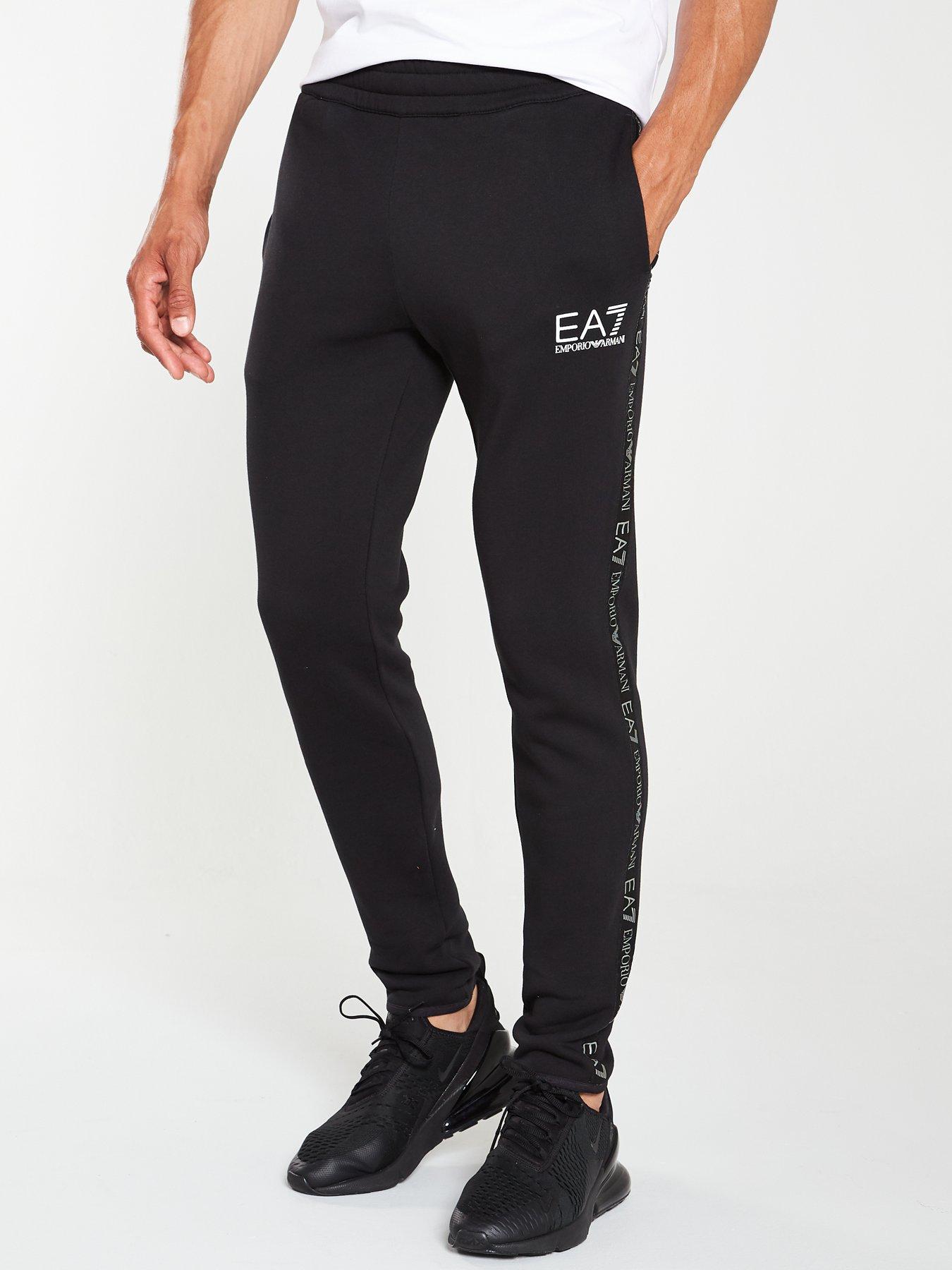 armani joggers black