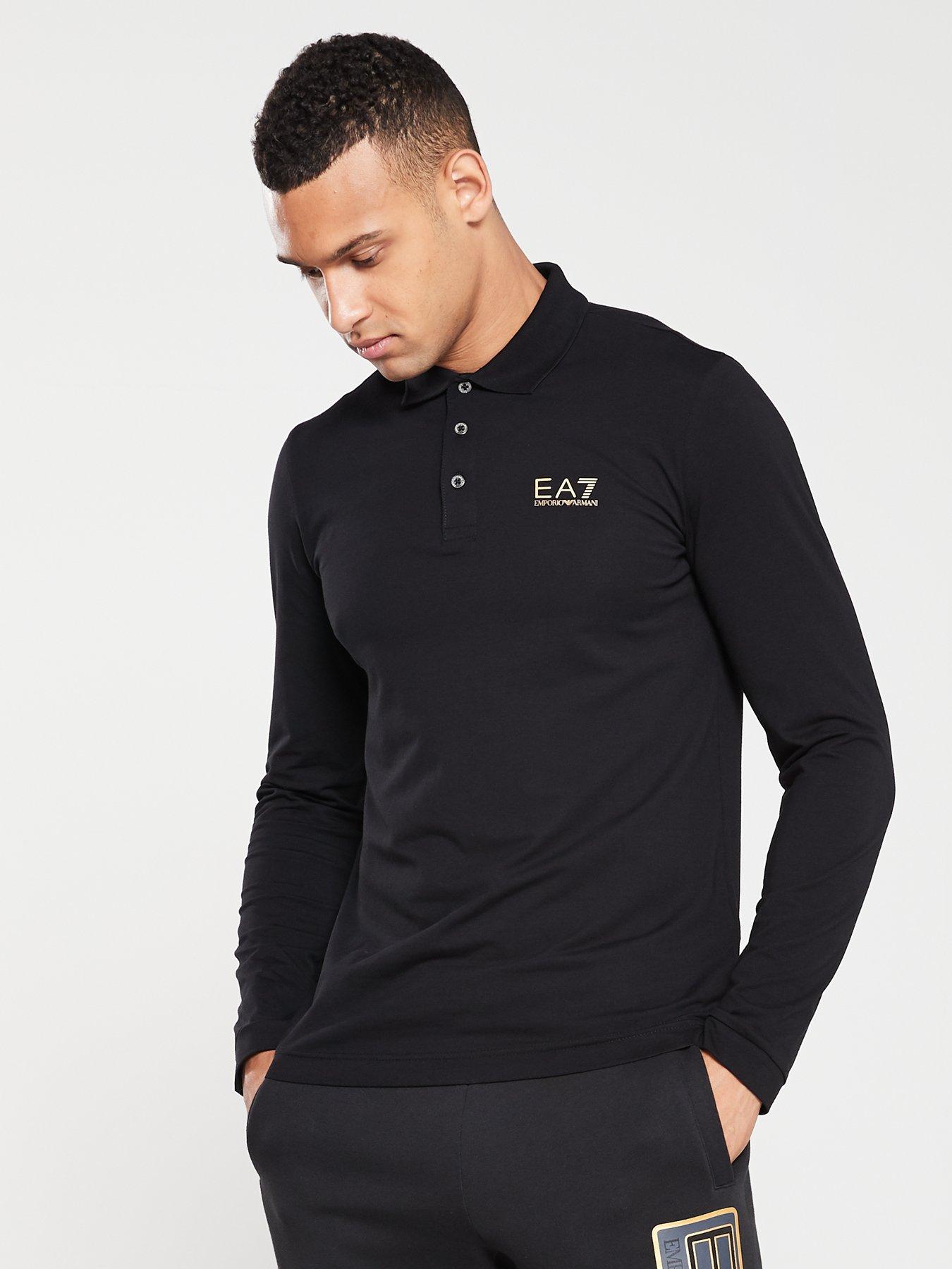 ea7 long sleeve polo shirt