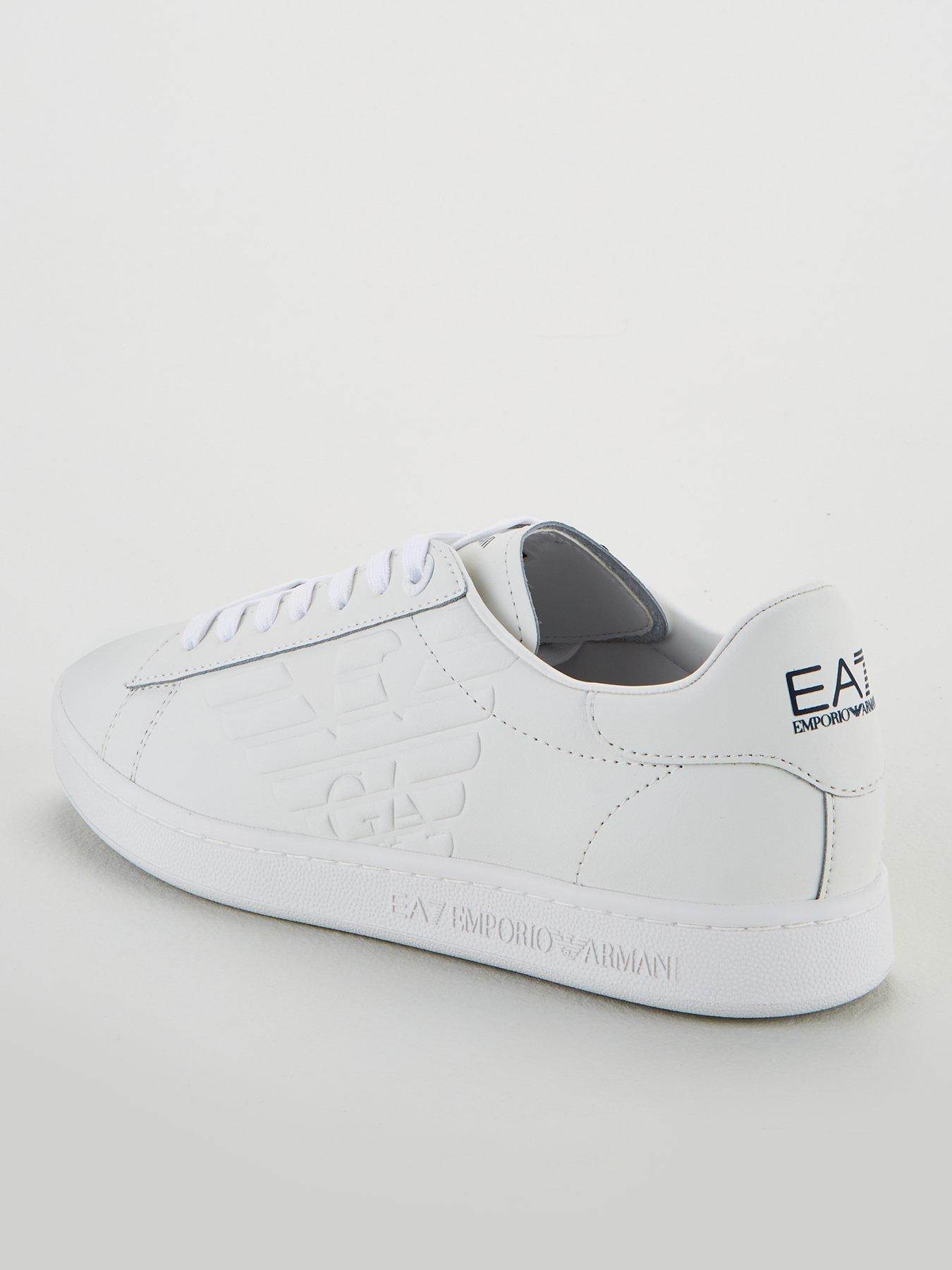 emporio armani white trainers