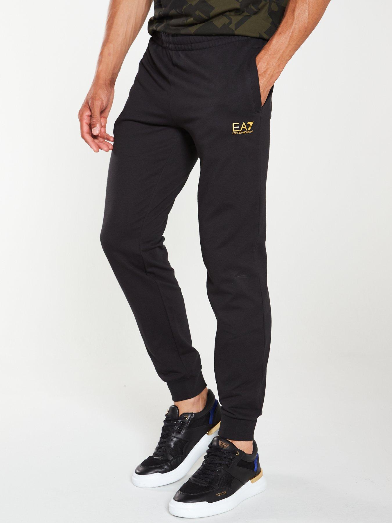 black ea7 joggers