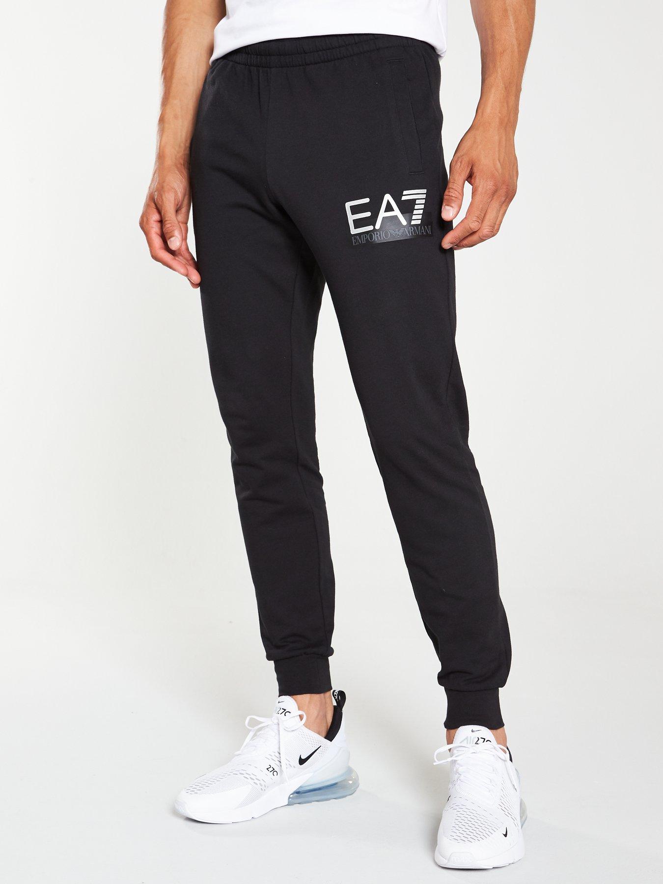 armani joggers black