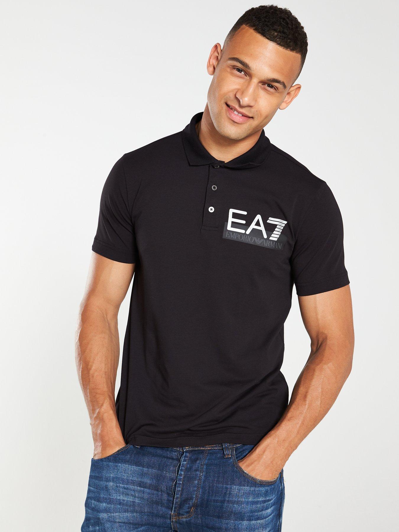 mens ea7 polo shirts