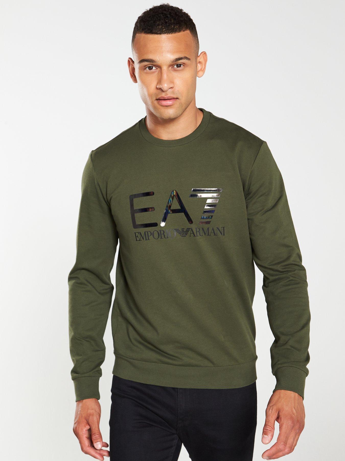 ea7 khaki hoodie