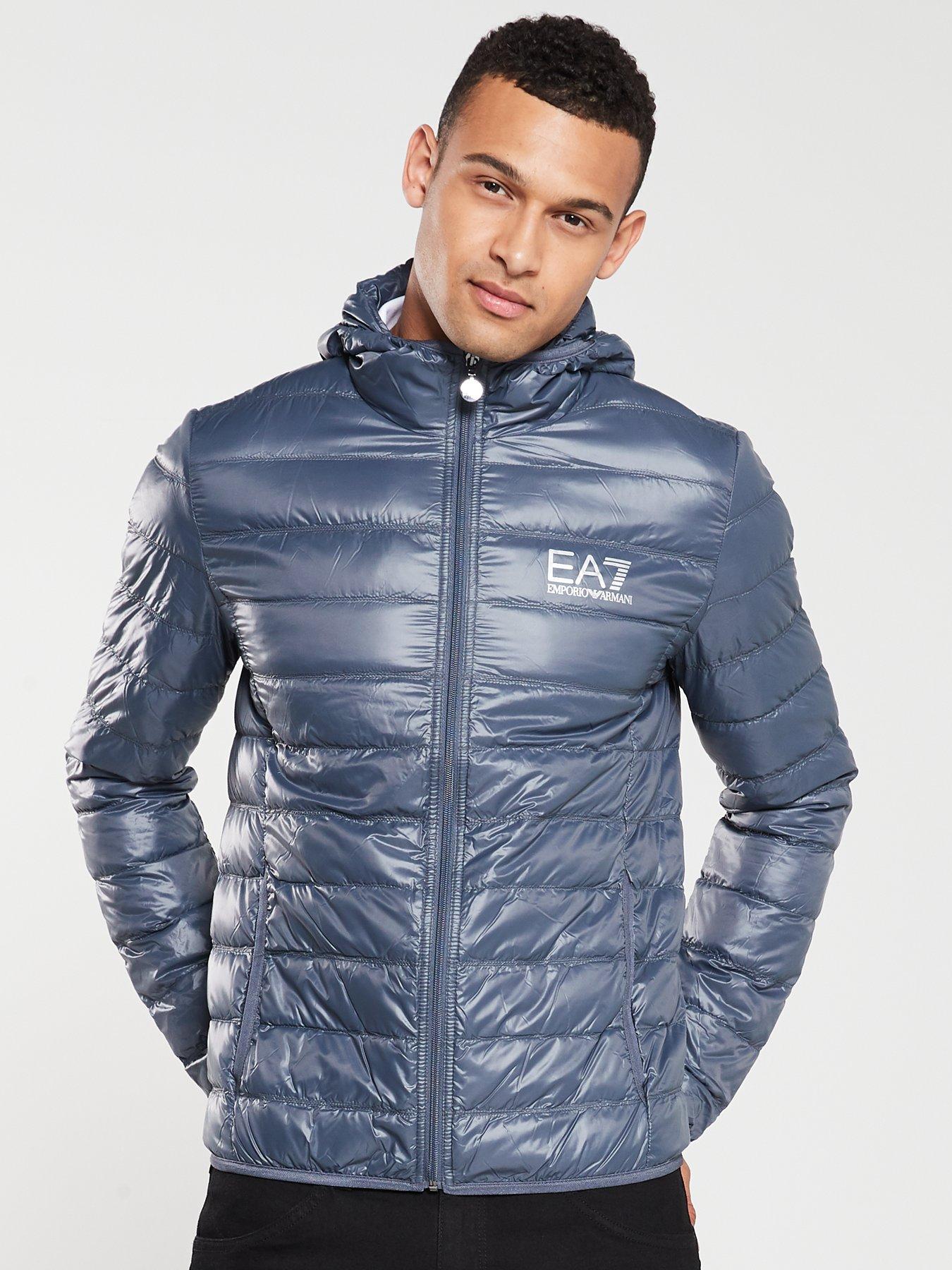 ea7 core hooded padded gilet