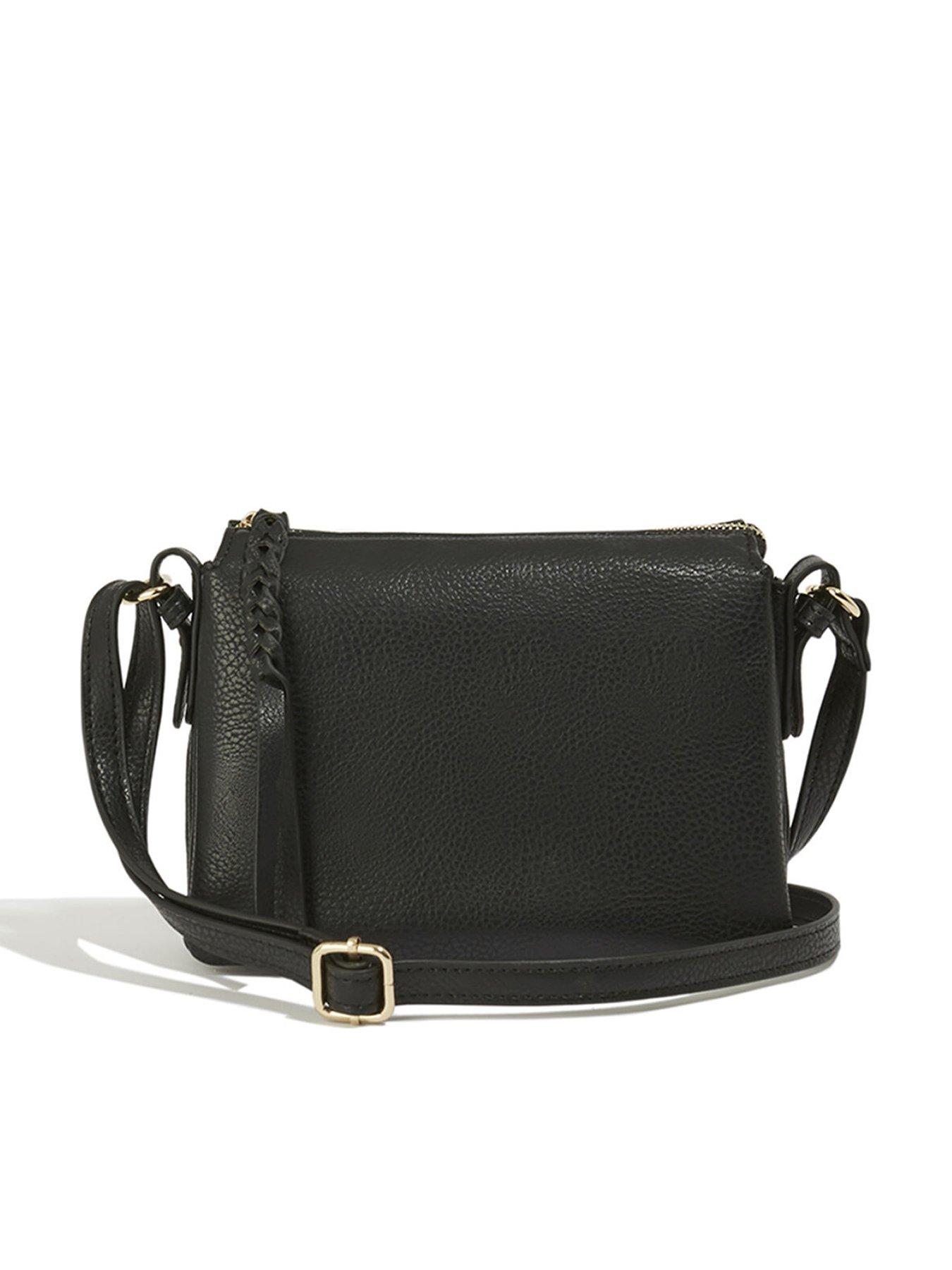 Oasis Ellie Multi Compartment Crossbody Black Very Co Uk