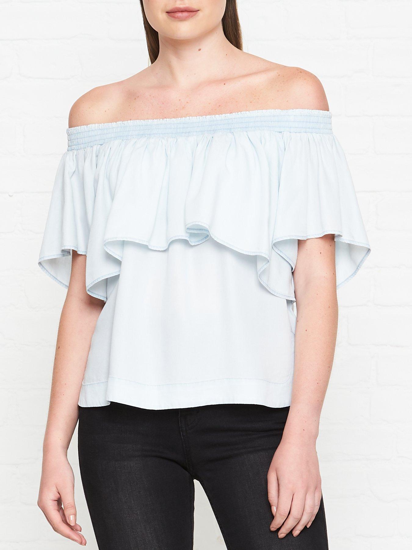 Allsaints Sacha Tencel Bardot Top review