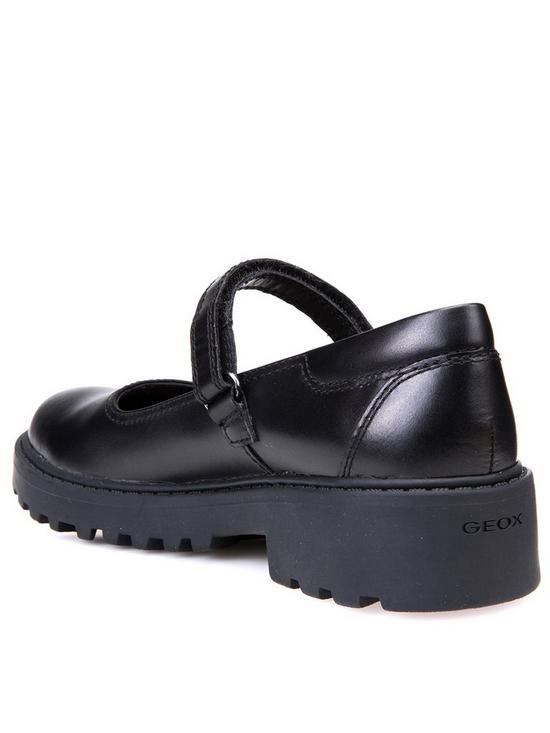 stillFront image of geox-casey-leather-mary-jane-school-shoes-black
