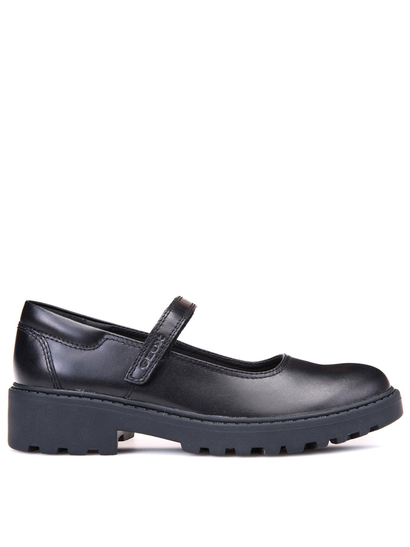 Image 3 of 6 of Geox Casey Leather Mary Jane School Shoes - Black