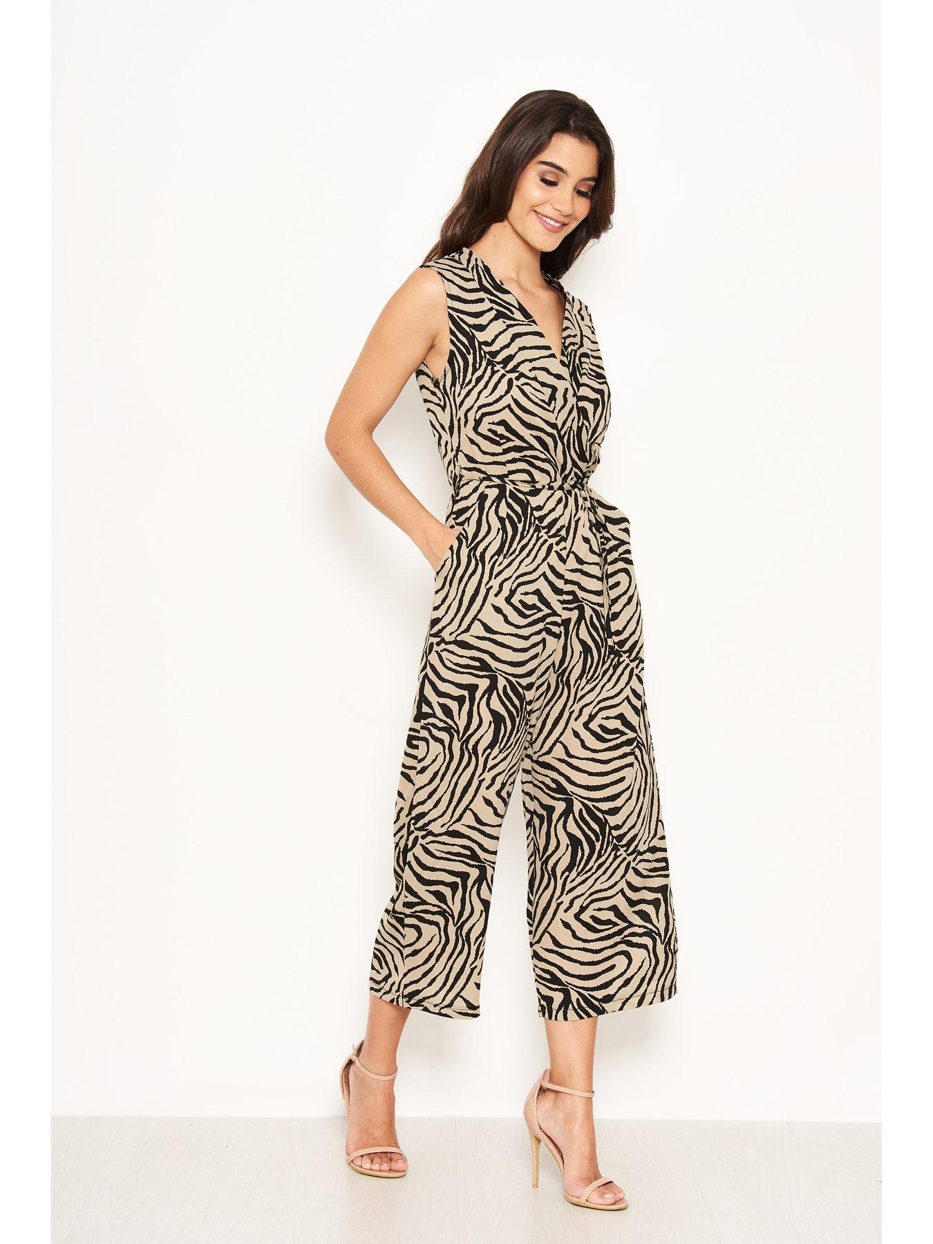 ax paris leopard print jumpsuit