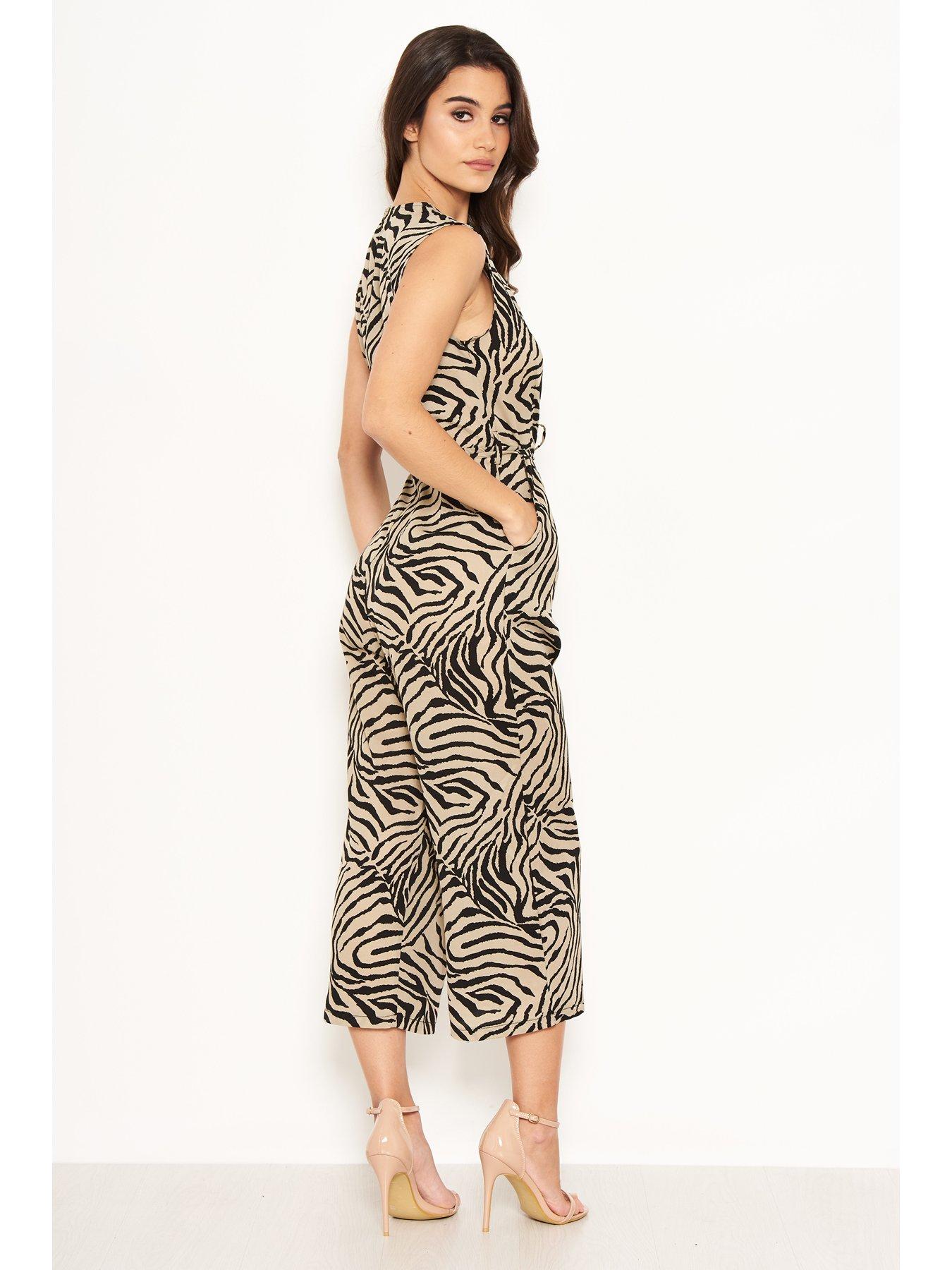 ax paris leopard print jumpsuit