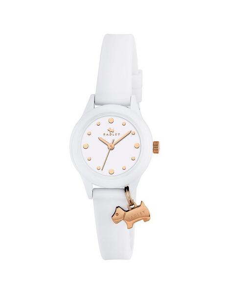 radley-white-and-gold-dog-charm-dial-white-silicone-strap-ladies-watch