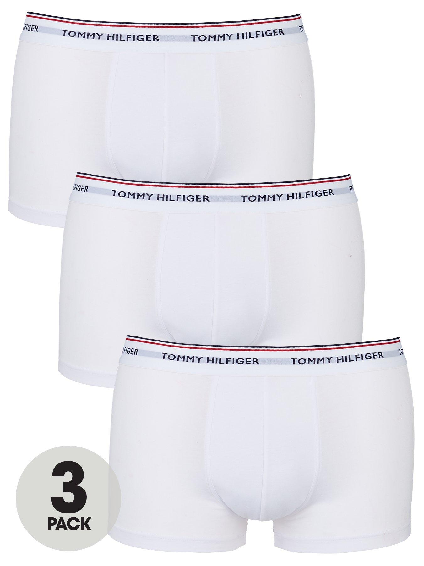 Calvin Klein 3 Pack Low Rise Trunks - White