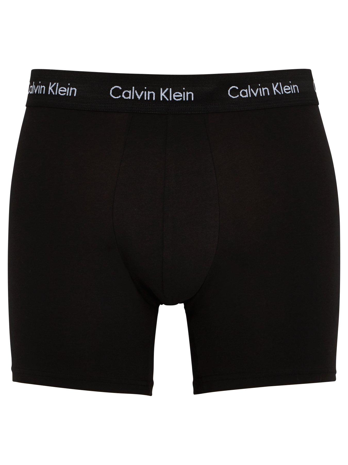 Calvin Klein 3 Pack Boxer Briefs - Black