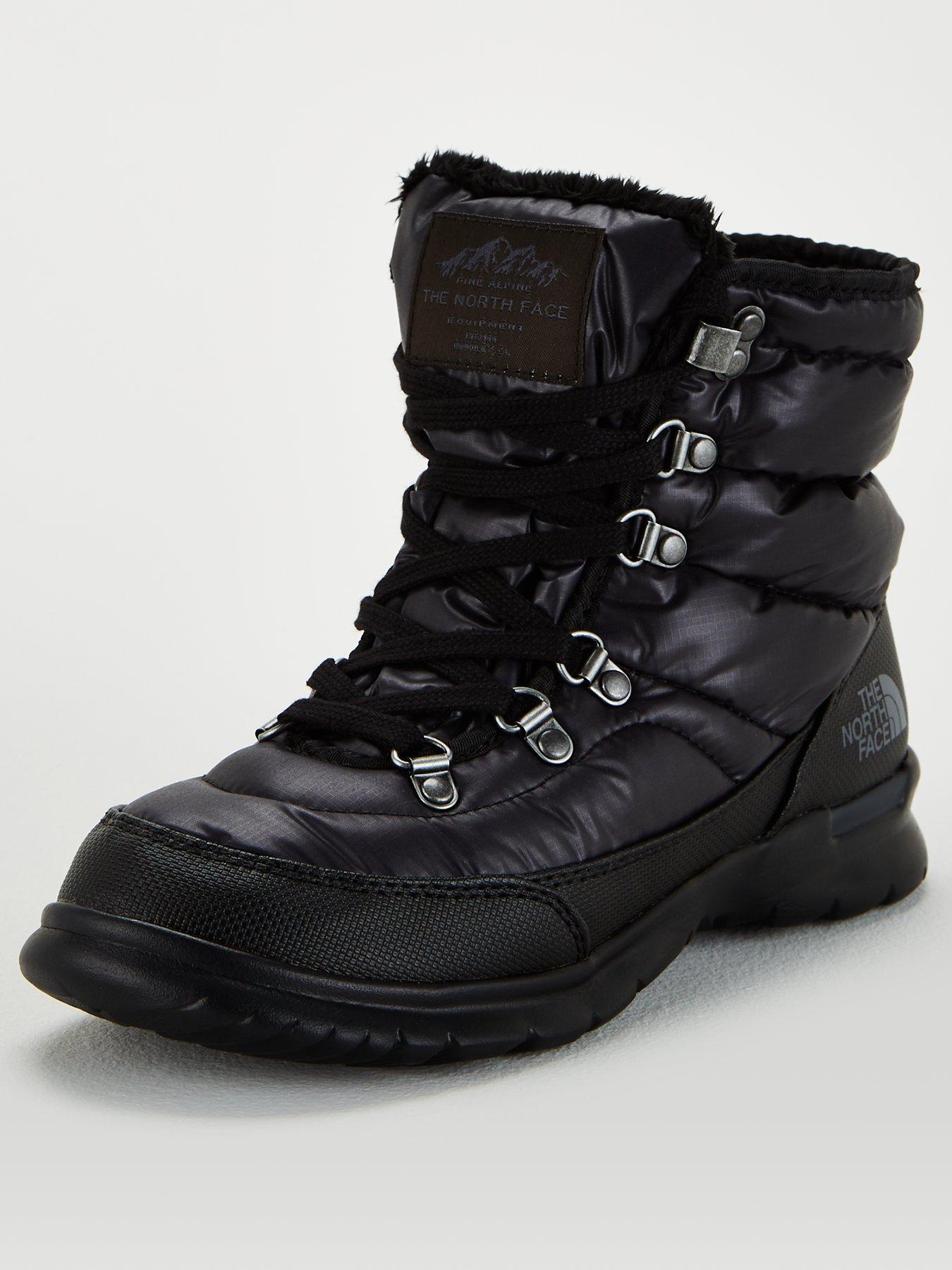 north face black boots