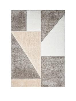 Product photograph of Geo Blocks Rug from very.co.uk