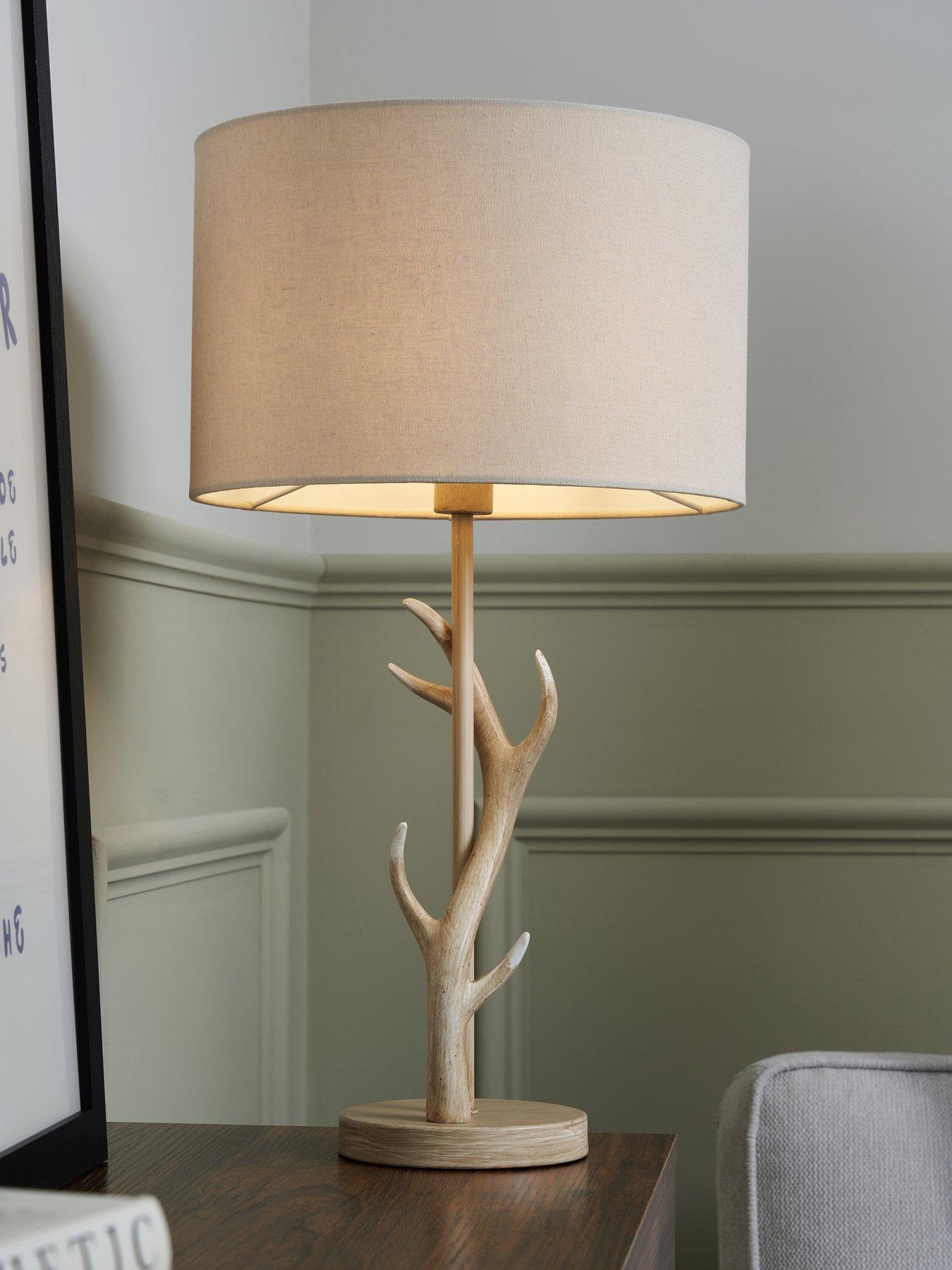 Image 1 of 6 of The Very Collection Antler Table Lamp