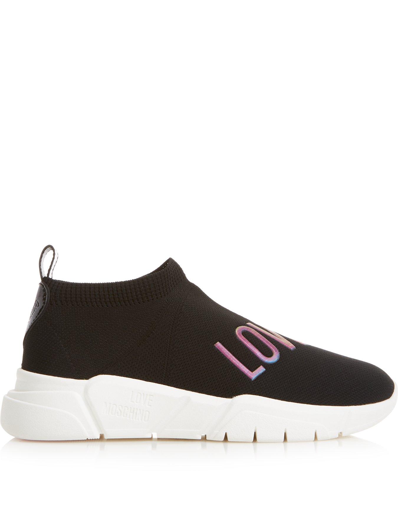 love moschino sock runner trainers